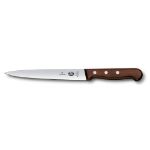 Нож филейный Victorinox Rosewood, гибкое лезвие, 18 см, ручка розовое дерево